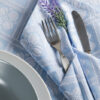 Blue Clover Tablecloth & Napkin Set - Image 2