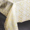 Yellow Clover Tablecloth & Napkin Set - Image 2