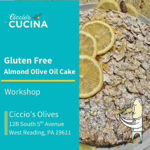 Gluten Free Almond Olive Oil Cake Workshop 02.27.26