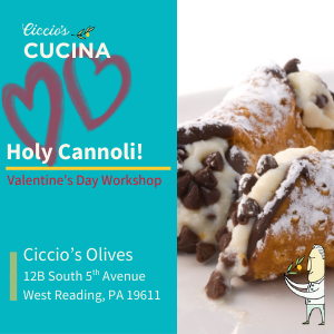 Holy Cannoli! Valentine's Day Workshop