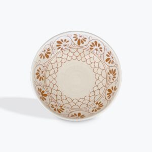 Squillace Sgraffito Bowl: Blossom